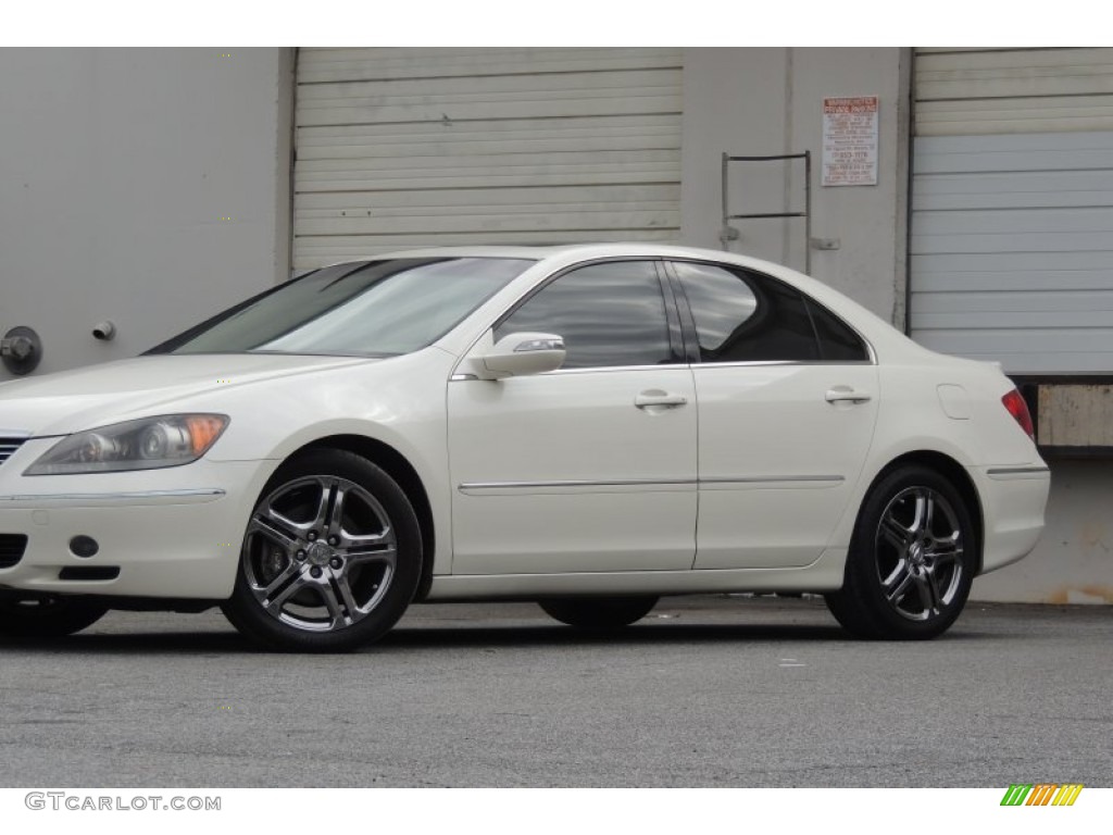 2007 RL 3.5 AWD Sedan - Premium White Pearl / Parchment photo #22