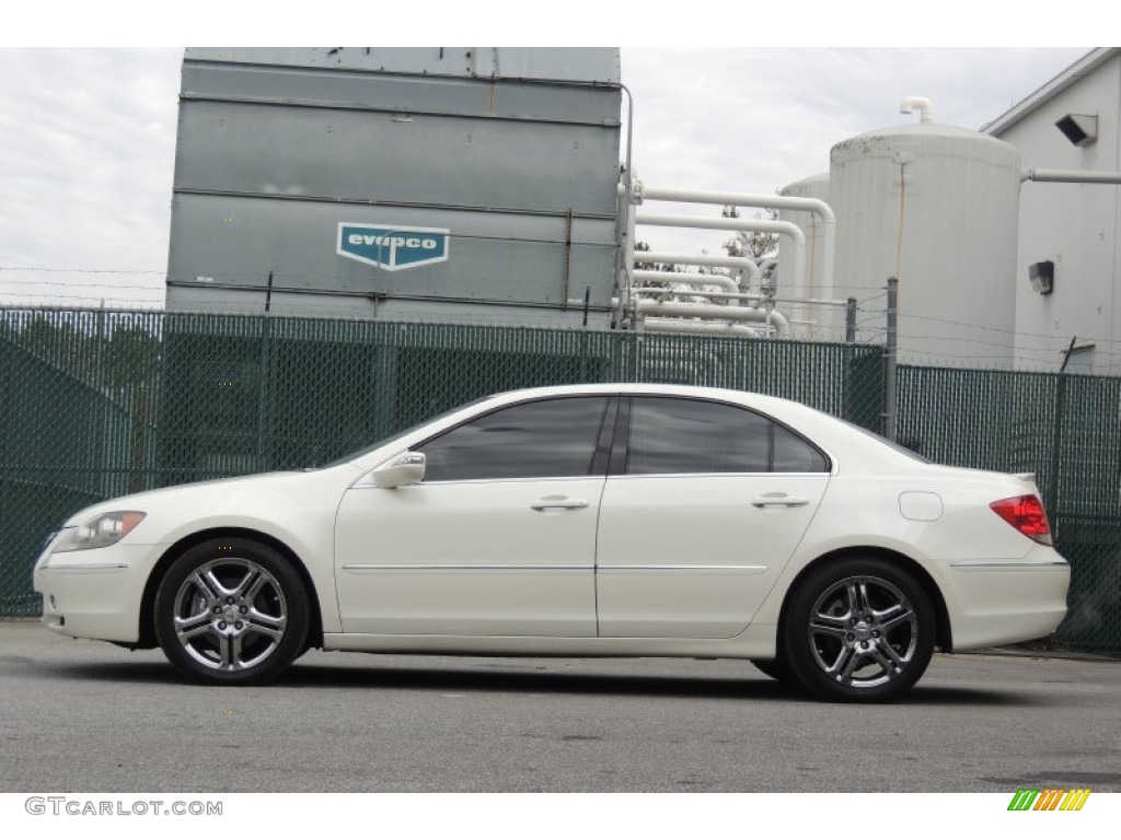 2007 RL 3.5 AWD Sedan - Premium White Pearl / Parchment photo #25