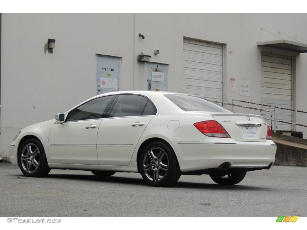 2007 RL 3.5 AWD Sedan - Premium White Pearl / Parchment photo #26