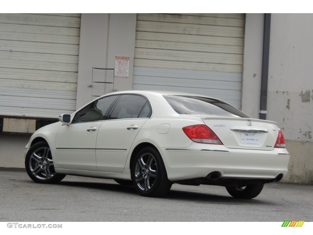 2007 RL 3.5 AWD Sedan - Premium White Pearl / Parchment photo #28