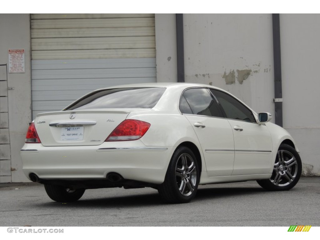 2007 RL 3.5 AWD Sedan - Premium White Pearl / Parchment photo #32