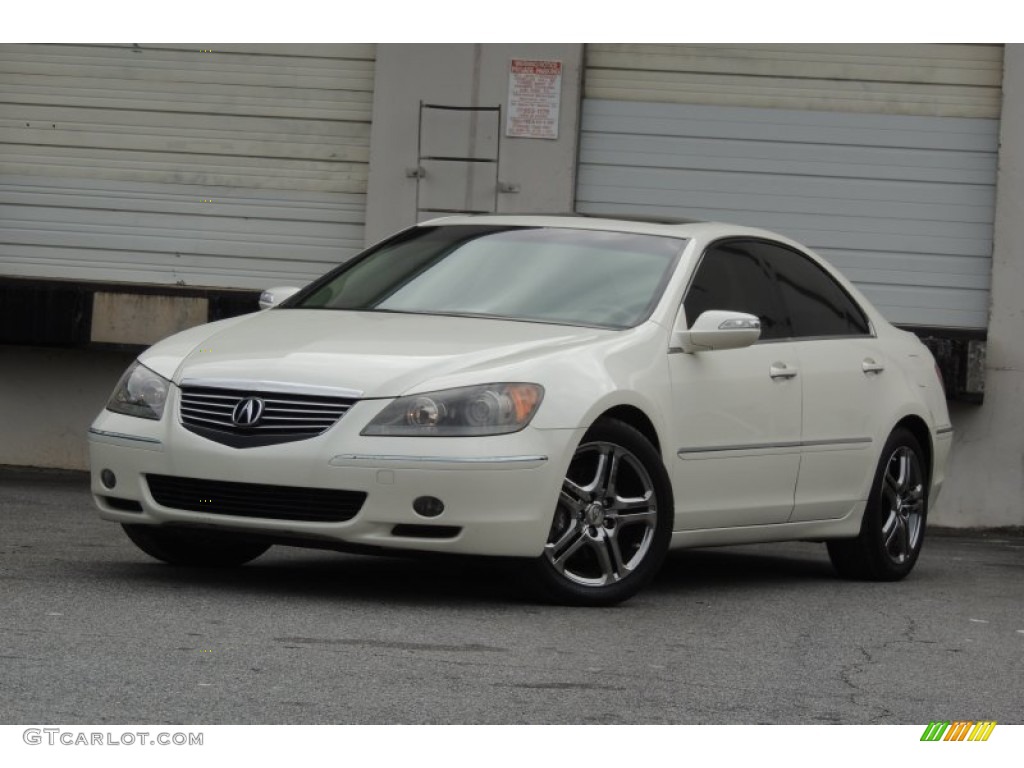 2007 RL 3.5 AWD Sedan - Premium White Pearl / Parchment photo #35