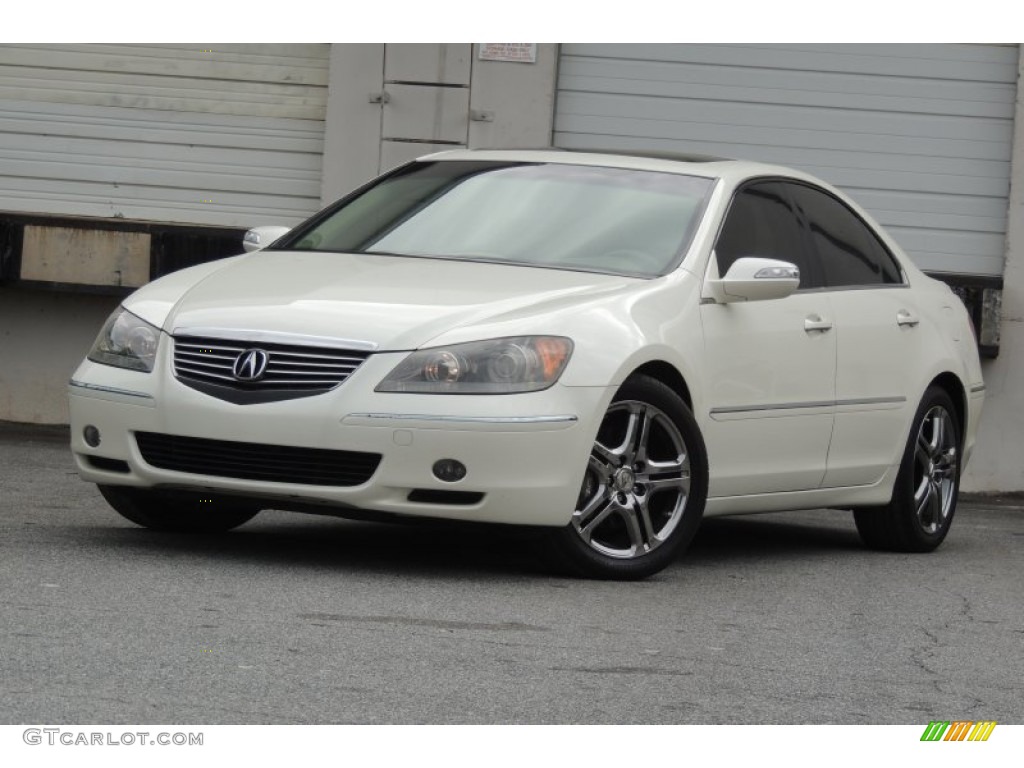 2007 RL 3.5 AWD Sedan - Premium White Pearl / Parchment photo #37