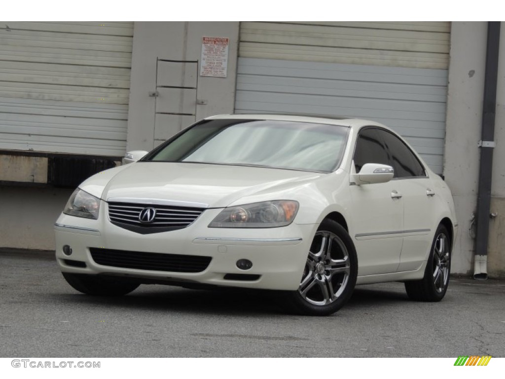 2007 RL 3.5 AWD Sedan - Premium White Pearl / Parchment photo #38