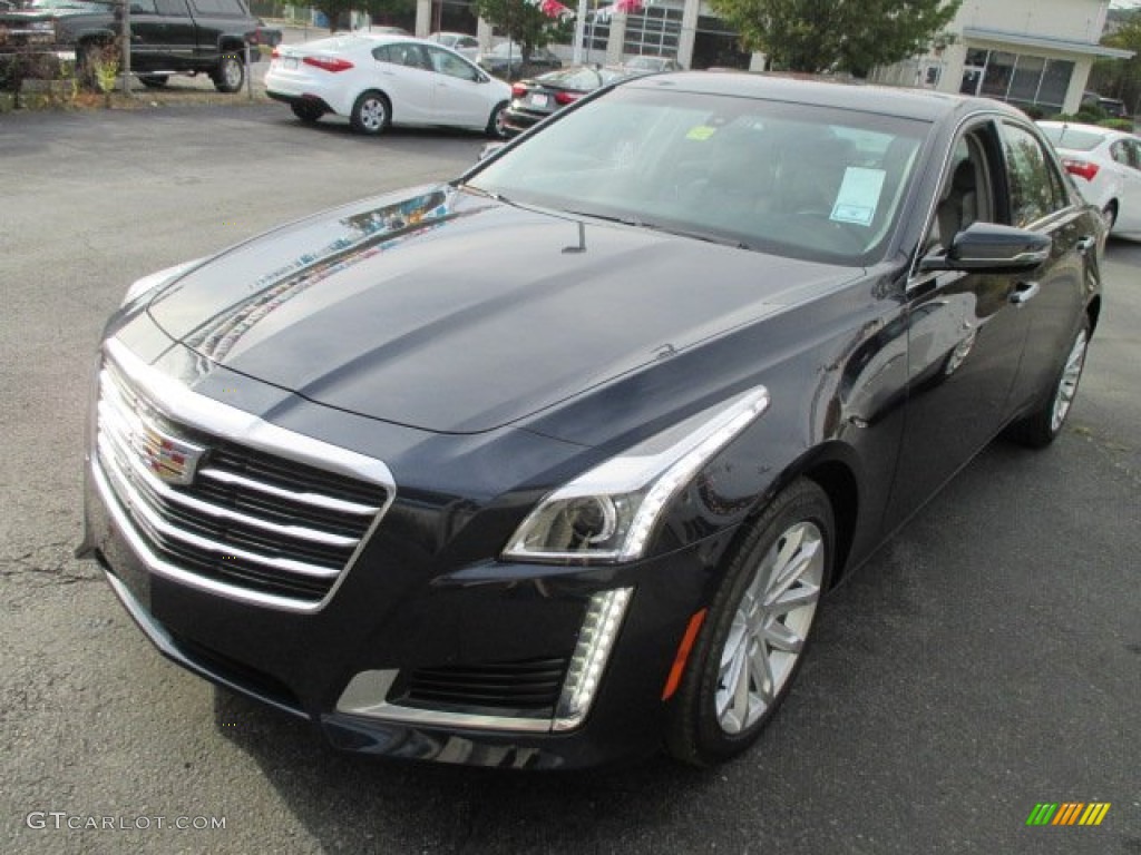 Dark Adriatic Blue Metallic 2015 Cadillac CTS 2.0T Sedan Exterior Photo #101166368