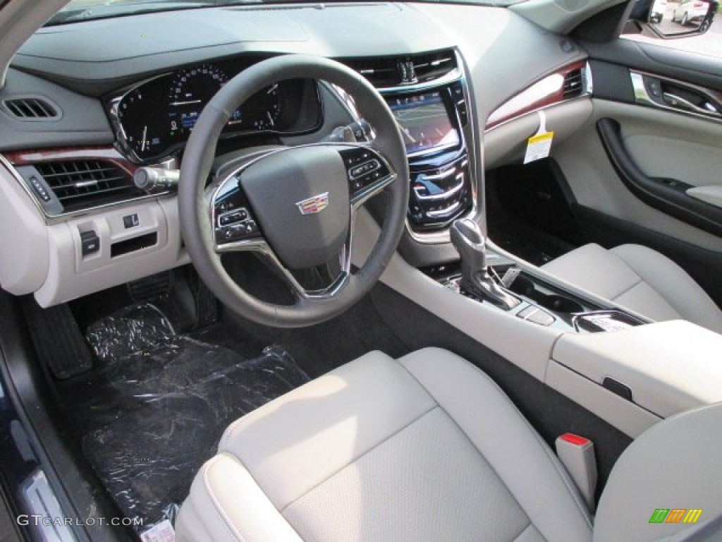 Light Platinum/Jet Black Interior 2015 Cadillac CTS 2.0T Sedan Photo #101166486