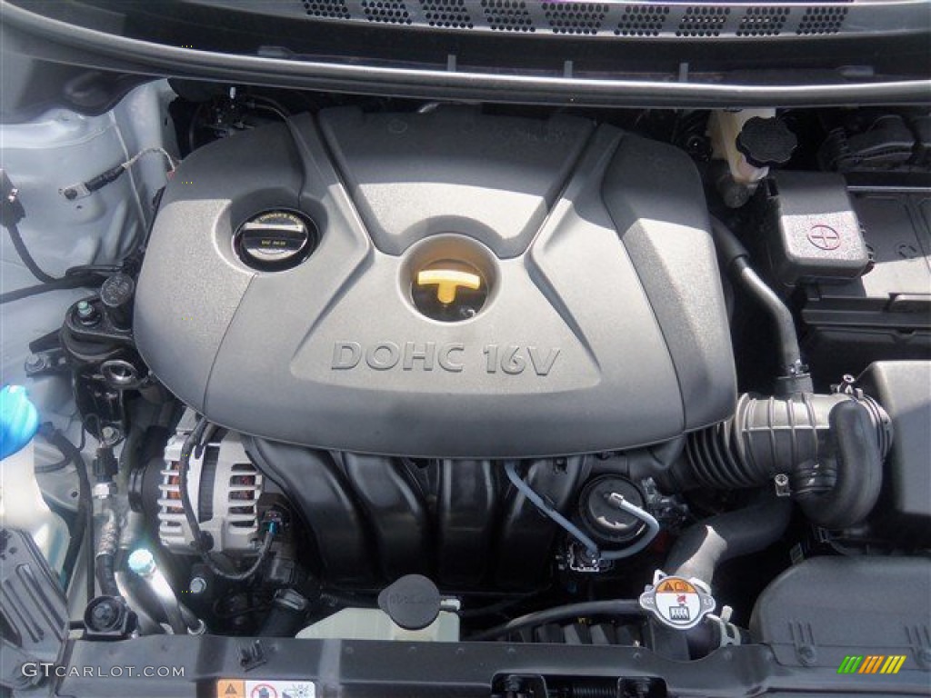 2015 Elantra SE Sedan - Shimmering Air Silver / Gray photo #2