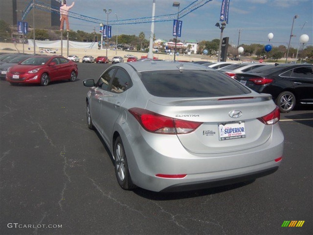 2015 Elantra SE Sedan - Shimmering Air Silver / Gray photo #5