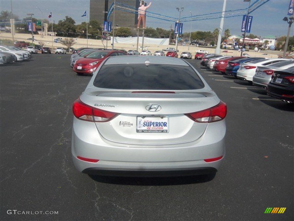 2015 Elantra SE Sedan - Shimmering Air Silver / Gray photo #7