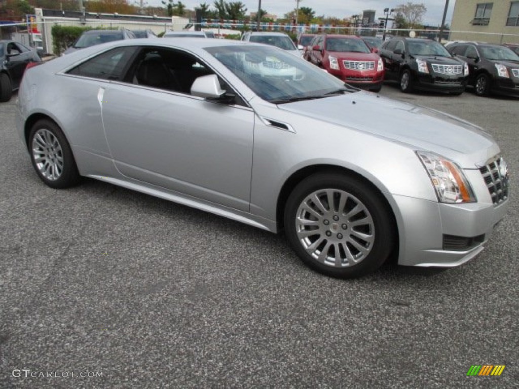 Radiant Silver Metallic 2014 Cadillac CTS Coupe Exterior Photo #101167183