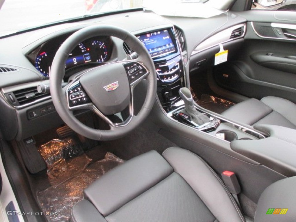 Jet Black/Jet Black Interior 2015 Cadillac ATS 2.0T Luxury Sedan Photo #101167395