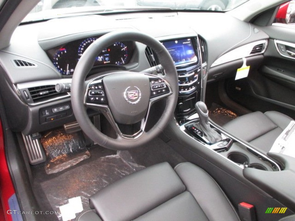 Jet Black/Jet Black Interior 2014 Cadillac ATS 3.6L Photo #101167755