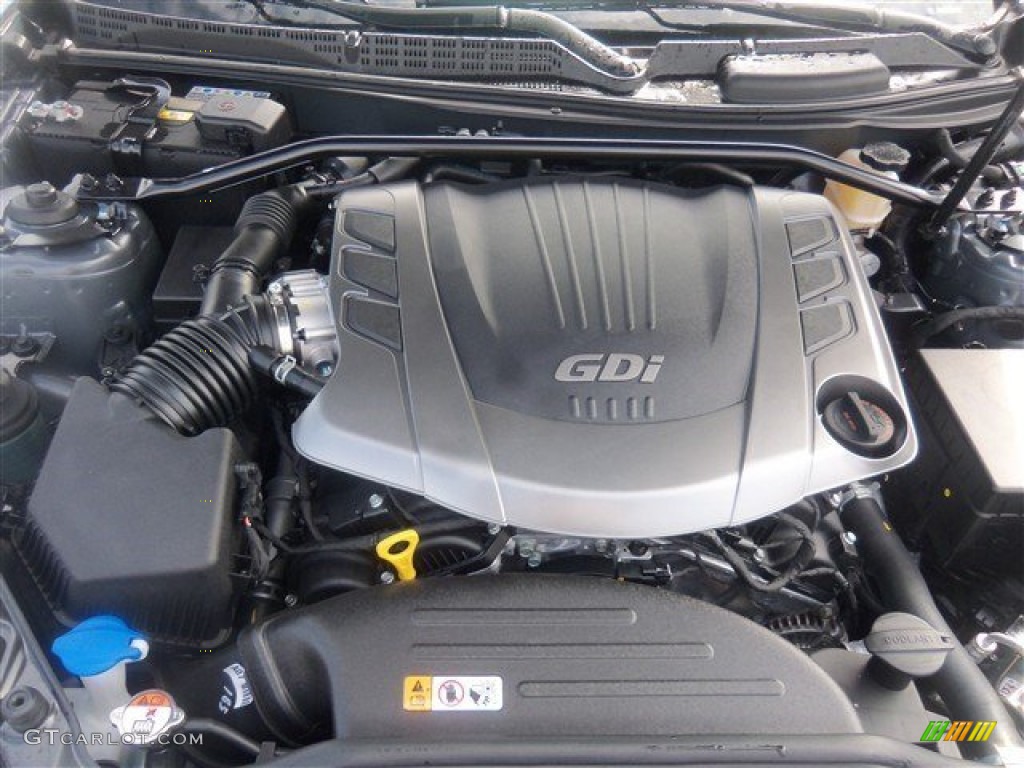 2015 Hyundai Genesis Coupe 3.8 3.8 Liter GDI DOHC 24-Valve DCVVT V6 Engine Photo #101167905