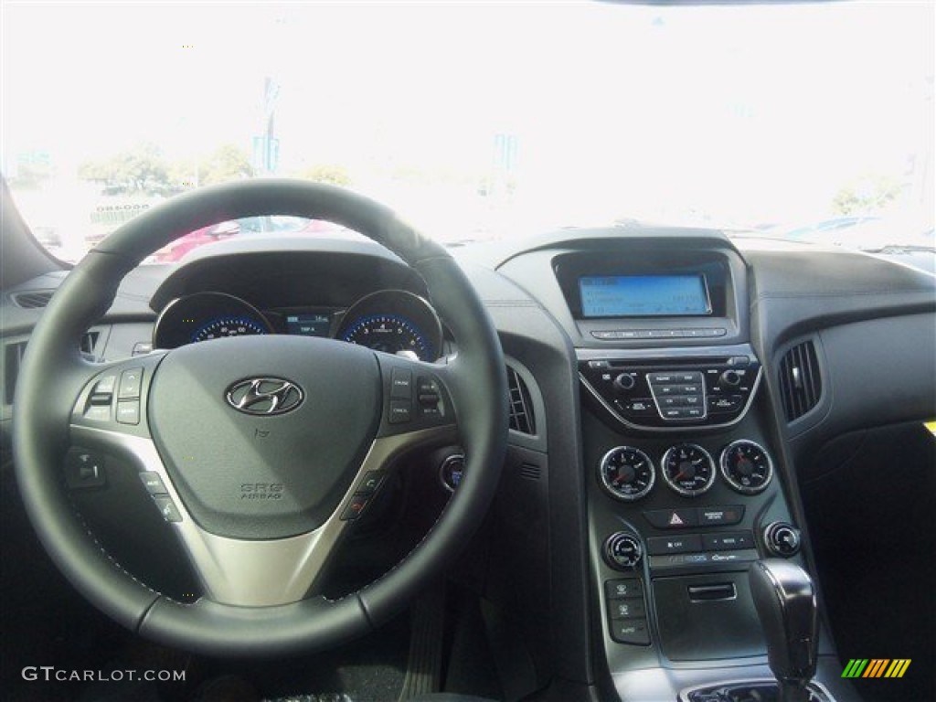 2015 Hyundai Genesis Coupe 3.8 Black Dashboard Photo #101168073
