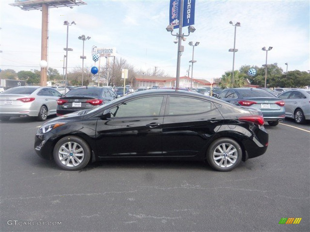 Black Diamond 2015 Hyundai Elantra SE Sedan Exterior Photo #101168159