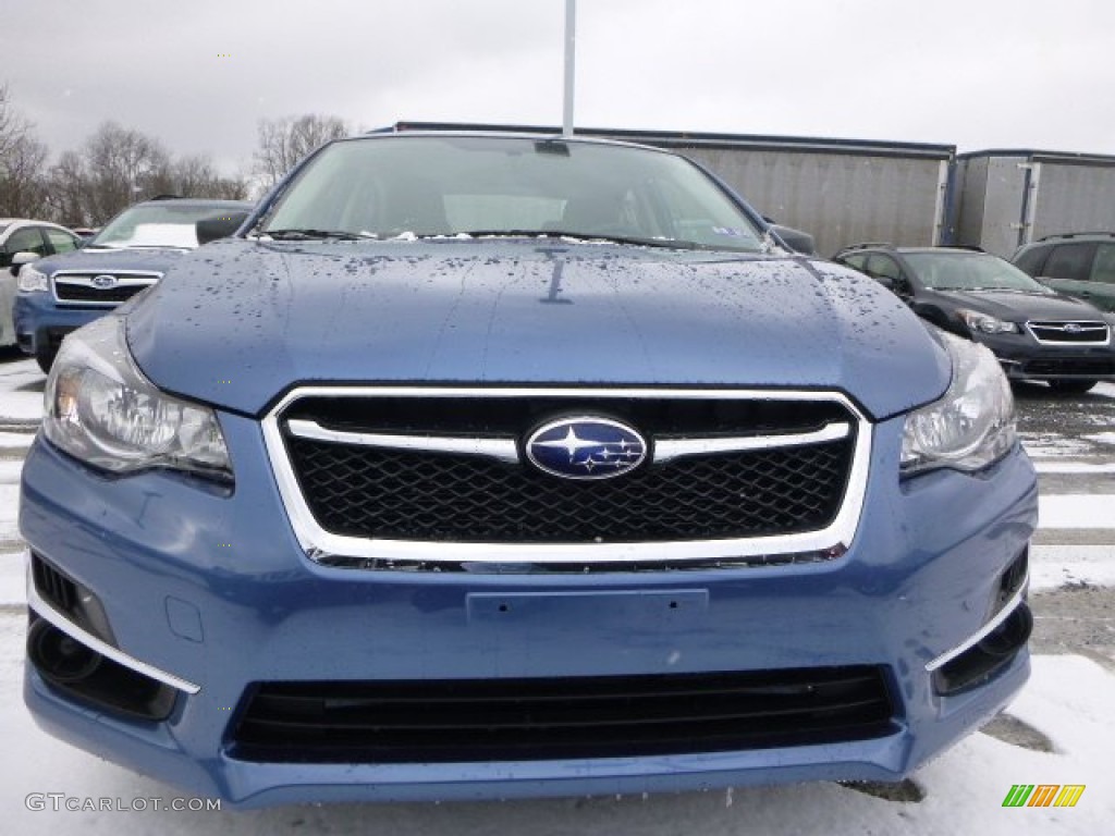 Quartz Blue Pearl 2015 Subaru Impreza 2.0i 4 Door Exterior Photo #101168455