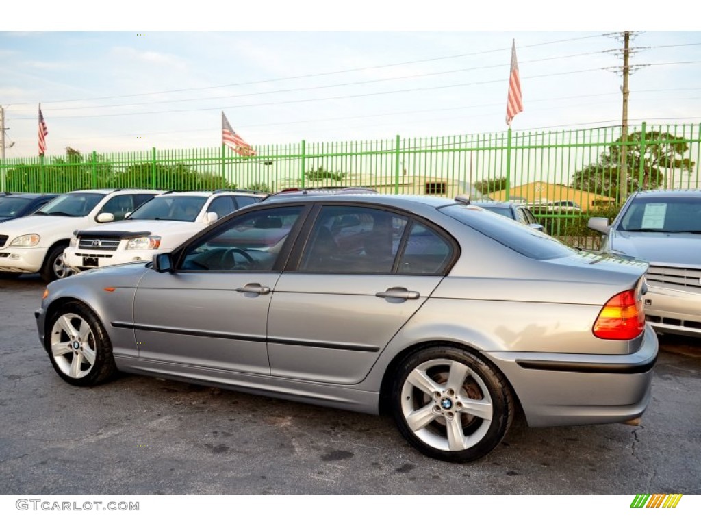 2005 3 Series 325i Sedan - Silver Grey Metallic / Black photo #30