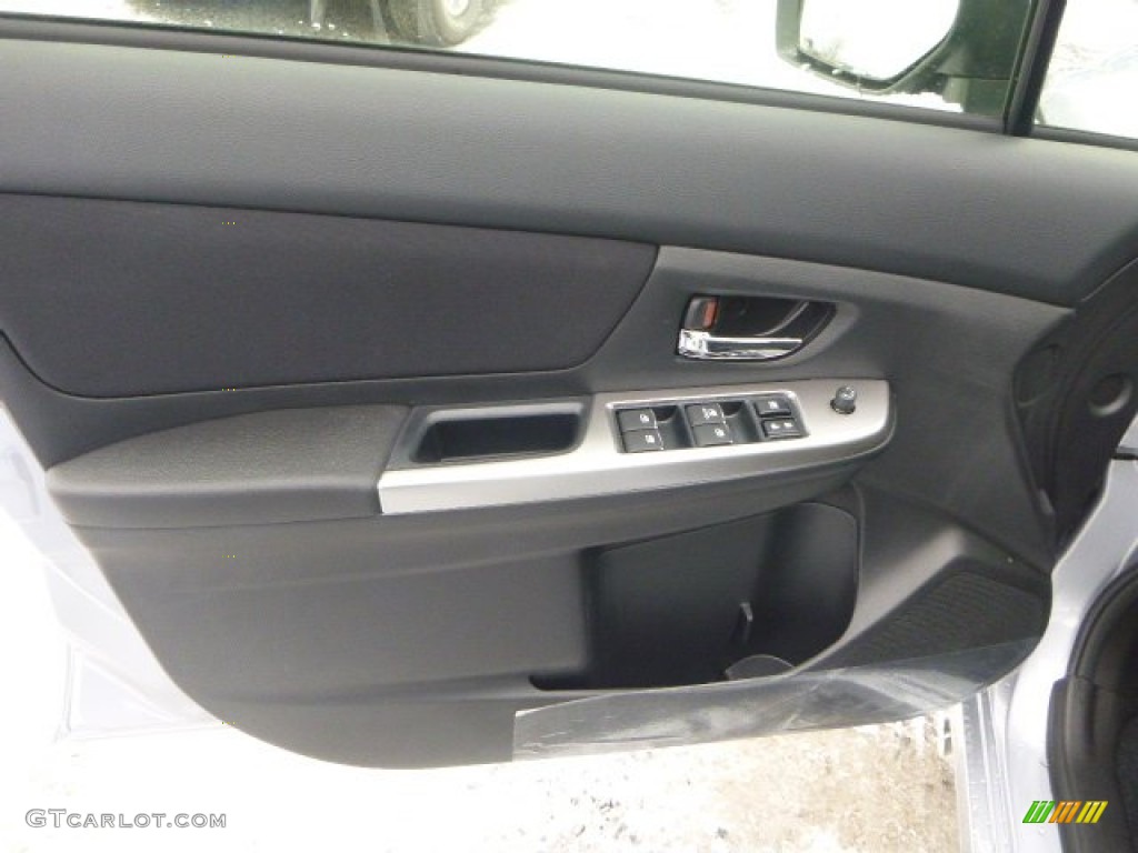 2015 Subaru Impreza 2.0i Premium 4 Door Black Door Panel Photo #101169027