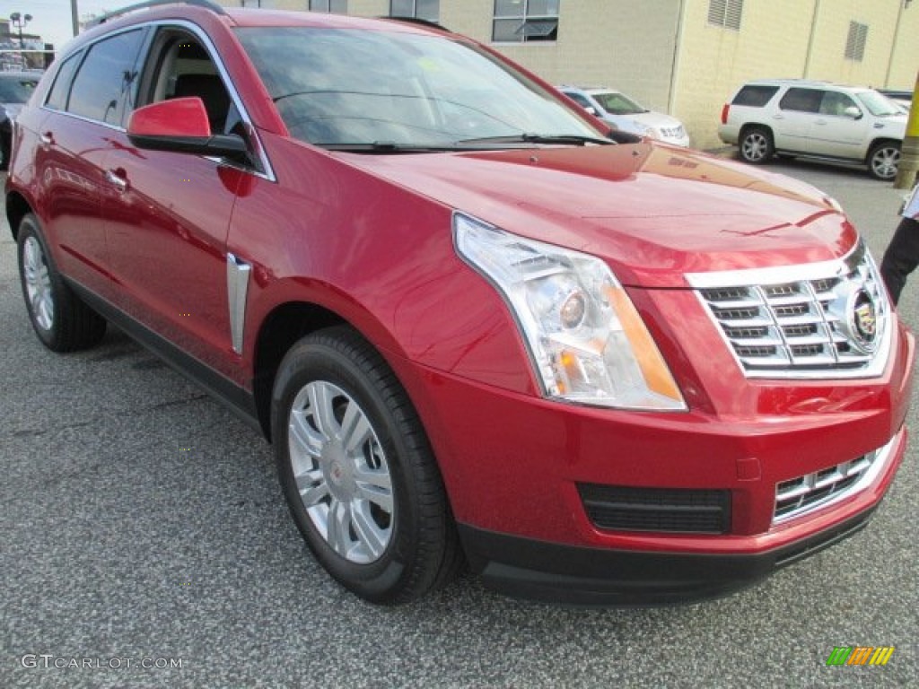 2015 SRX FWD - Crystal Red Tintcoat / Ebony/Ebony photo #4