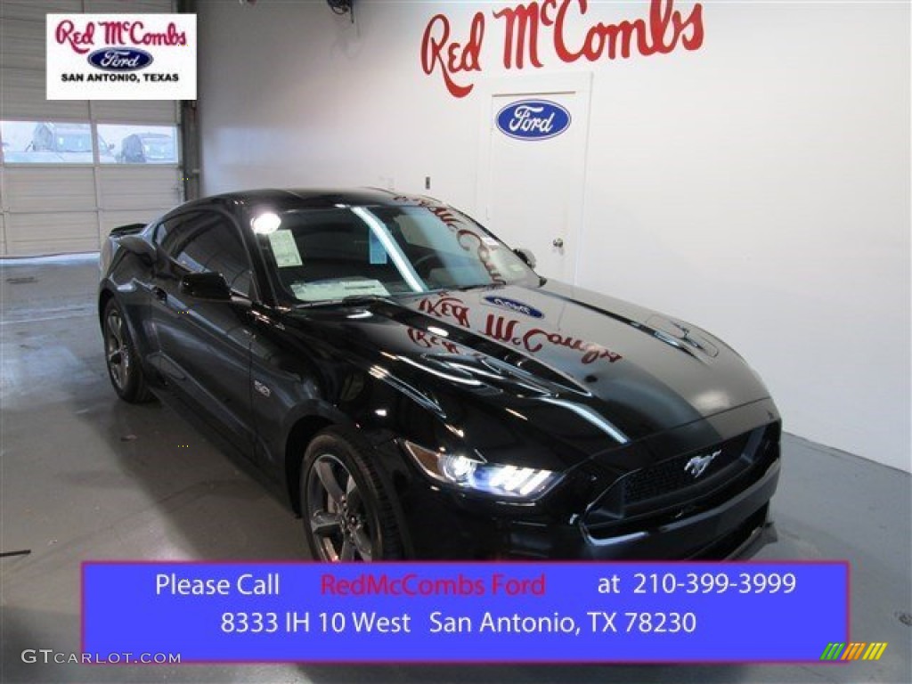 2015 Mustang GT Coupe - Black / Ebony photo #1