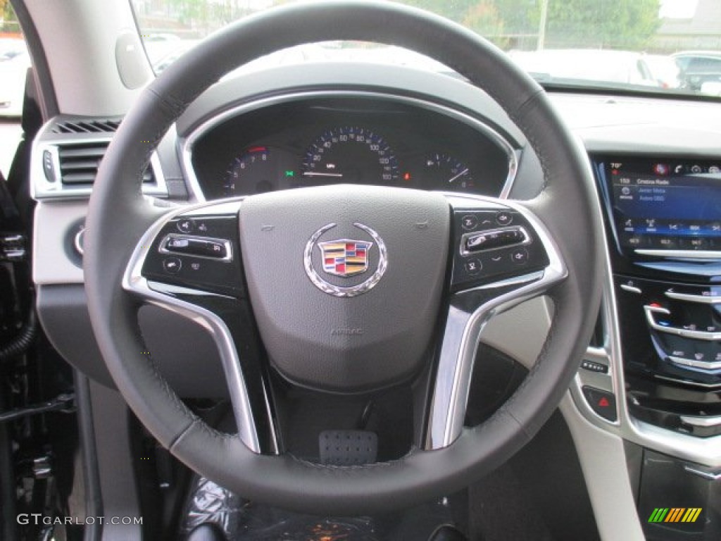 2015 Cadillac SRX FWD Light Titanium/Ebony Steering Wheel Photo #101169714