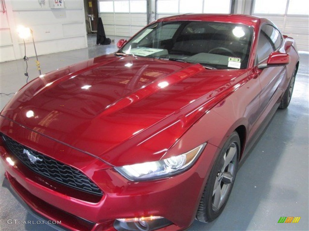 Ruby Red Metallic 2015 Ford Mustang V6 Coupe Exterior Photo #101169972
