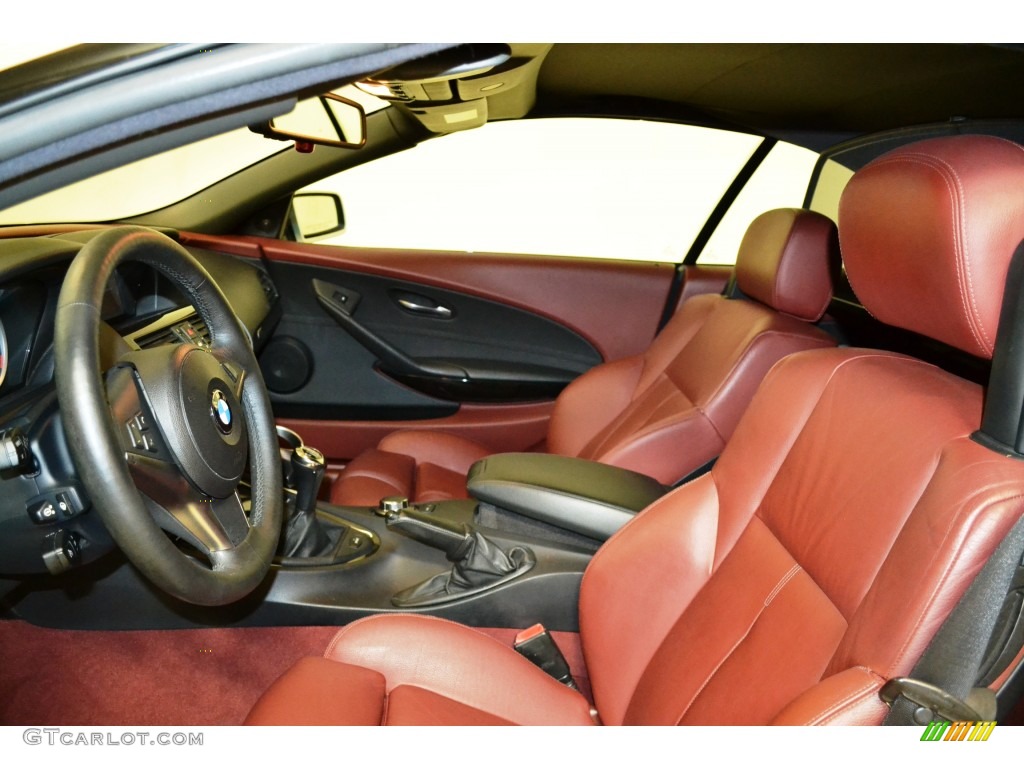 2006 BMW 6 Series 650i Convertible Front Seat Photos