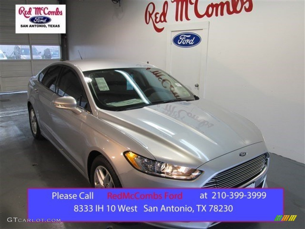 2015 Fusion SE - Ingot Silver Metallic / Charcoal Black photo #1