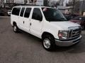 2014 Oxford White Ford E-Series Van E350 XLT Passenger Van  photo #2