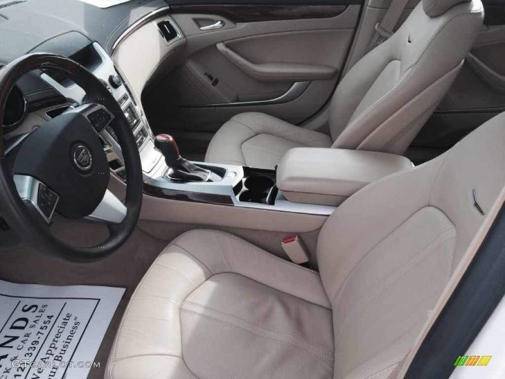 Cashmere/Cocoa Interior 2009 Cadillac CTS Sedan Photo #101172315