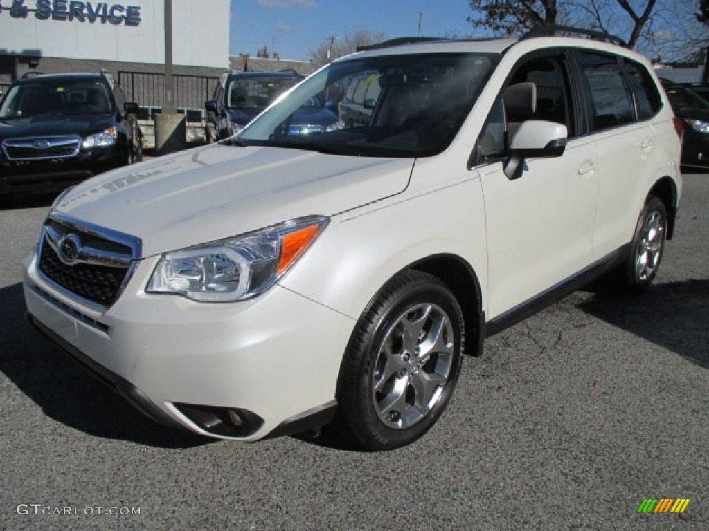 2015 Forester 2.5i Touring - Satin White Pearl / Gray photo #1