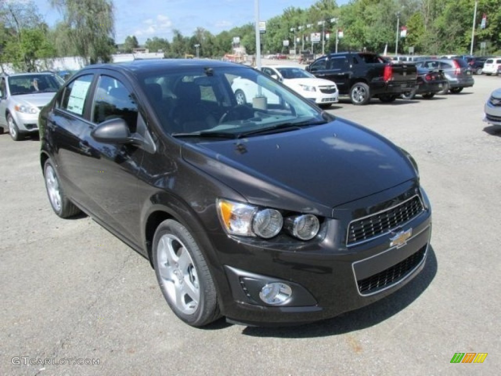 Mocha Bronze Metallic 2015 Chevrolet Sonic LTZ Sedan Exterior Photo #101176515
