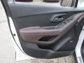 2015 Chevrolet Trax Jet Black/Brownstone Interior Door Panel Photo