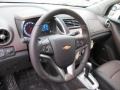 2015 Chevrolet Trax Jet Black/Brownstone Interior Steering Wheel Photo