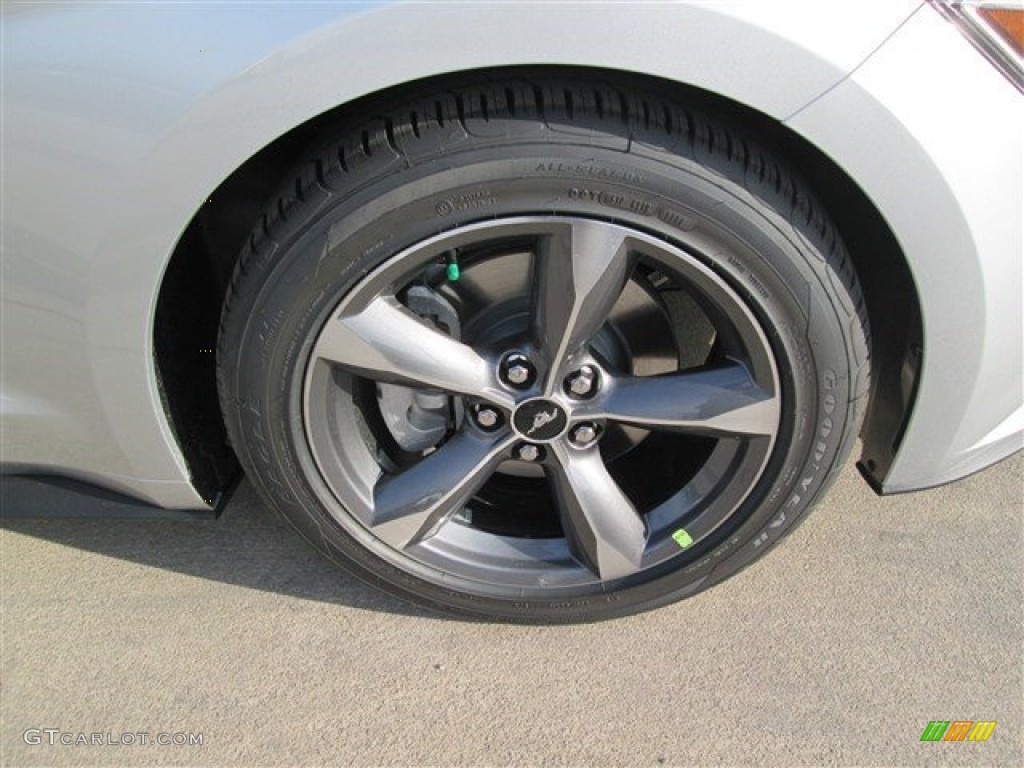 2015 Mustang V6 Coupe - Ingot Silver Metallic / Ebony photo #4