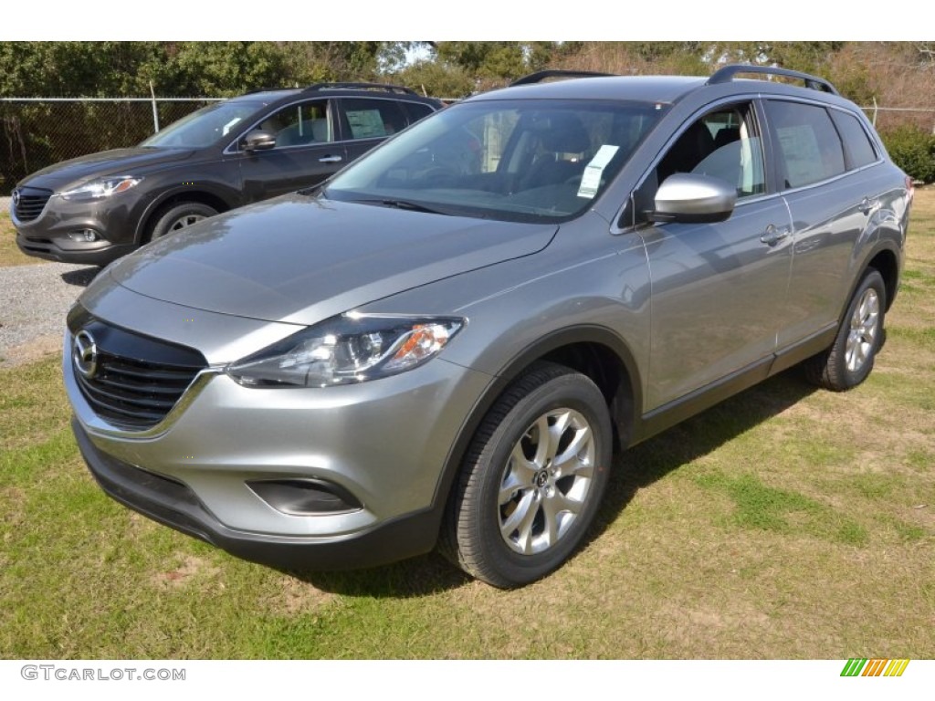 Liquid Silver Metallic 2015 Mazda CX-9 Touring Exterior Photo #101177517