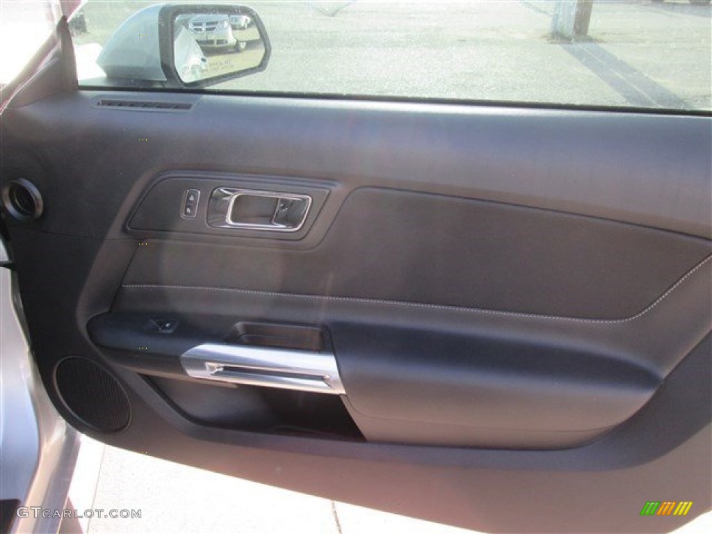 2015 Mustang V6 Coupe - Ingot Silver Metallic / Ebony photo #18