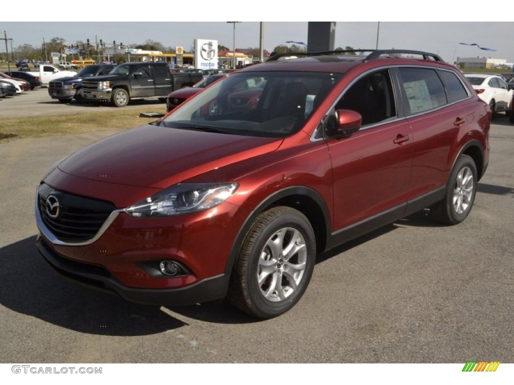 2015 CX-9 Touring - Zeal Red Mica / Black photo #1
