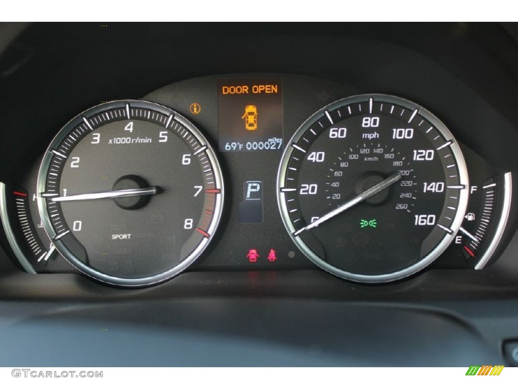 2015 Acura TLX 2.4 Gauges Photo #101177823