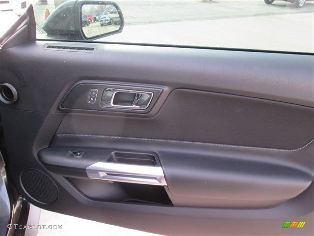 2015 Mustang EcoBoost Coupe - Magnetic Metallic / Ebony photo #21