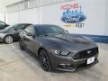 2015 Magnetic Metallic Ford Mustang EcoBoost Coupe  photo #36