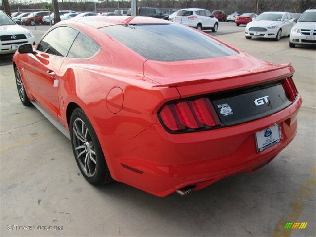2015 Mustang GT Coupe - Competition Orange / Ebony photo #9