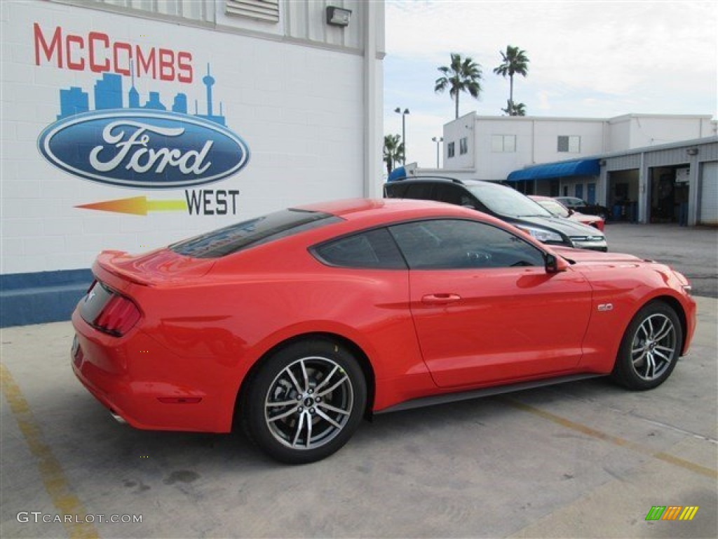 2015 Mustang GT Coupe - Competition Orange / Ebony photo #13