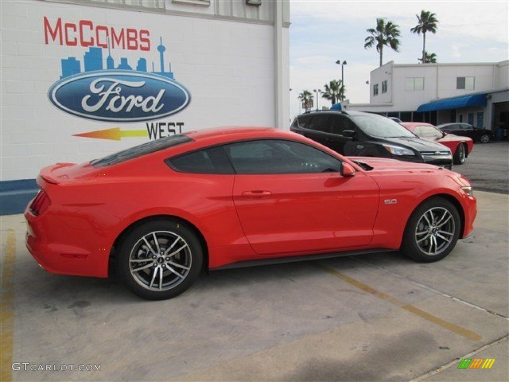 2015 Mustang GT Coupe - Competition Orange / Ebony photo #14