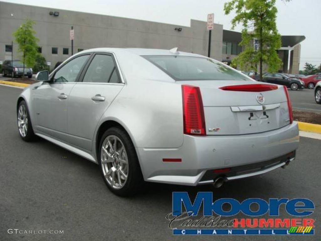 2009 CTS -V Sedan - Radiant Silver / Ebony photo #15