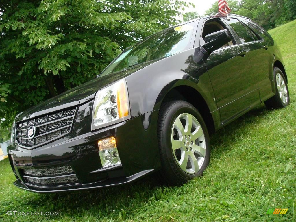 2009 SRX 4 V6 AWD - Black Ice / Cocoa/Cashmere photo #2