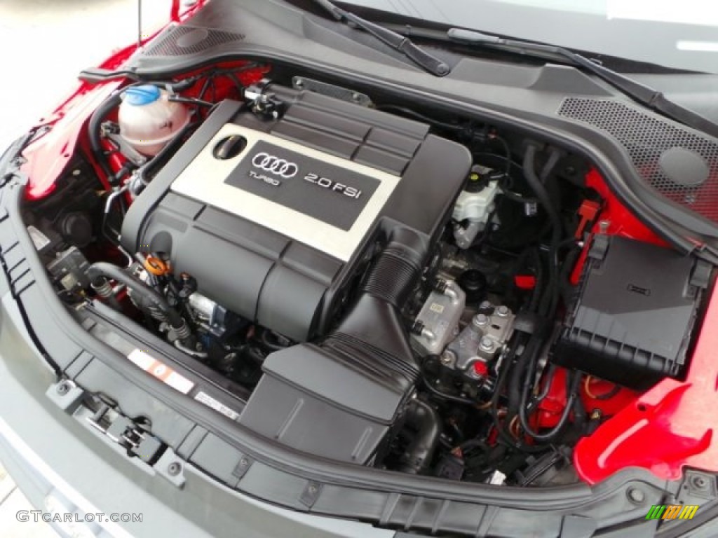 2008 TT 2.0T Coupe - Brilliant Red / Black photo #35