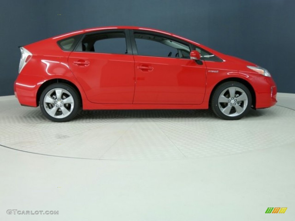 2015 Prius Persona Series Hybrid - Absolutely Red / Black photo #1