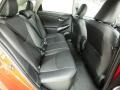 2015 Toyota Prius Black Interior Rear Seat Photo