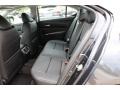 2015 Acura TLX Ebony Interior Rear Seat Photo